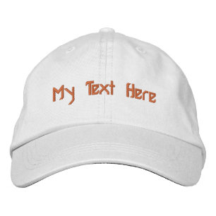 My Text Here favourite Sports fantastic Quality-Ha Embroidered Hat