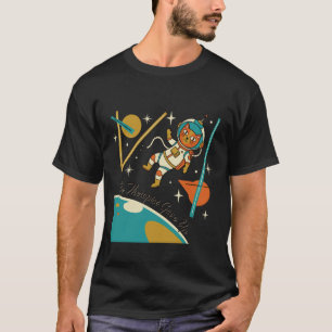 My Therapist Gave Up On Me Funny Cat Astronaut T-Shirt