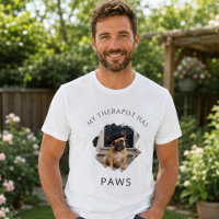 My therapist has paws French Bulldog photo men