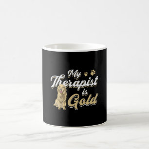 My Therapist Is Gold Retriever Dog Lover Funny Coffee Mug