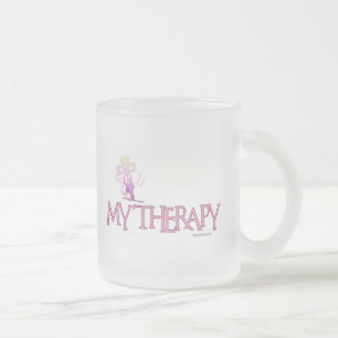 MY THERAPY FROSTED GLASS COFFEE MUG