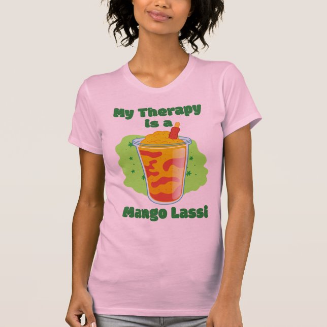 My Therapy Is A Mango Lassi Curry Lover T-Shirt (Front)