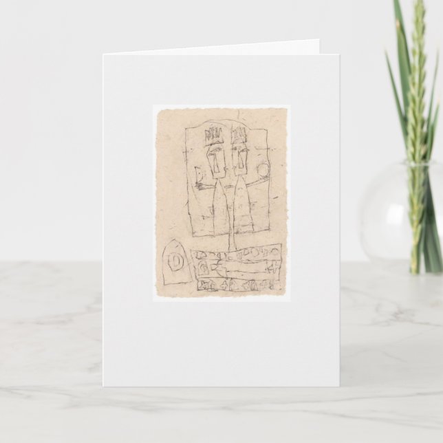 My thoughts distract me from stillness. card (Front)