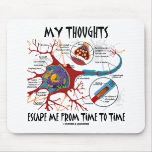 My Thoughts Escape Me From Time To Time Mouse Mat