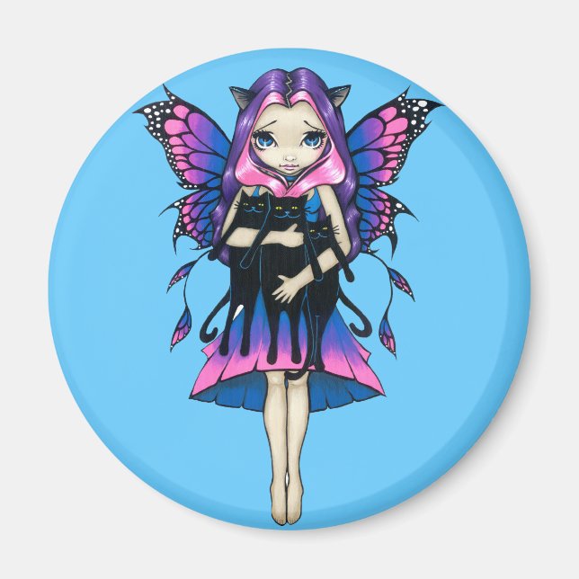 "My Three Kitties" Magnet (Front)