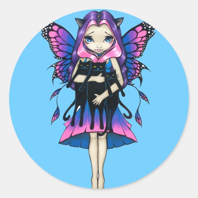 "My Three Kitties" Sticker (Front)