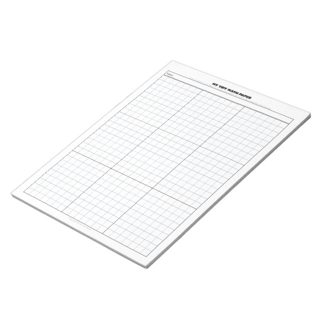 My Tidy Math Paper Notepad (Angled)