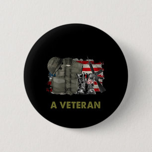 My Time In Uniform Is Over But Being A Veteran Nev 6 Cm Round Badge