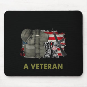 My Time In Uniform Is Over But Being A Veteran Nev Mouse Mat