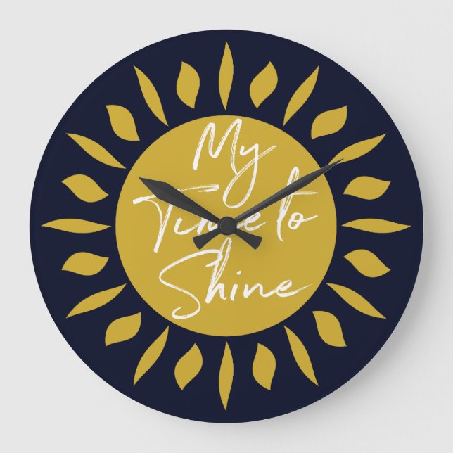 My Time To Shine, Sun Print Clock (Front)