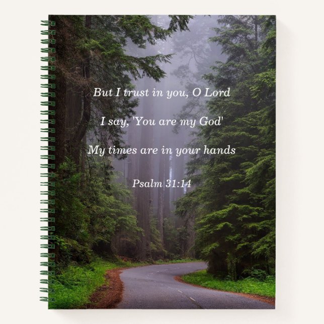 My Times are in Your hands Notebook (Front)