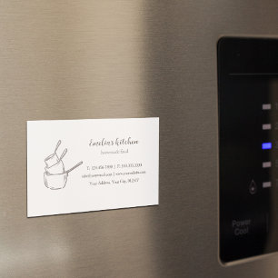 My tiny kitchen Catering Business Magnetic Business Card