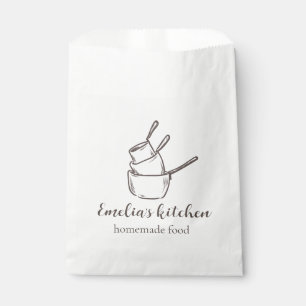 My tiny kitchen logo Sticker Favour Bags
