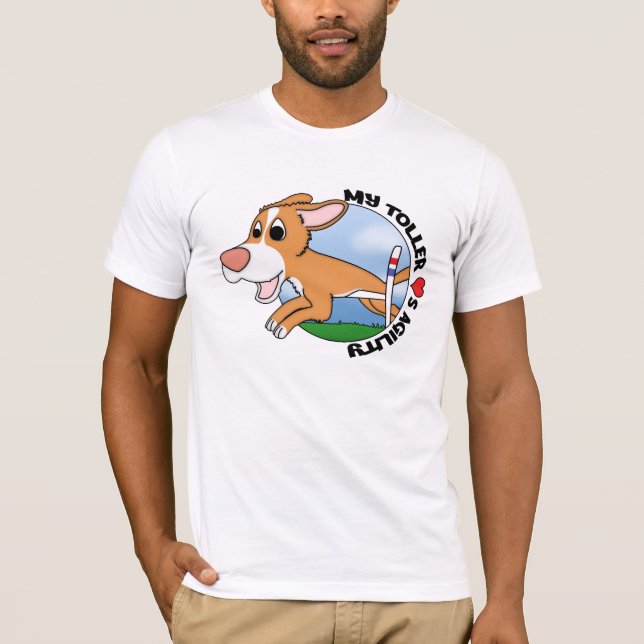 My Toller Loves Agility Tee Shirt (Front)