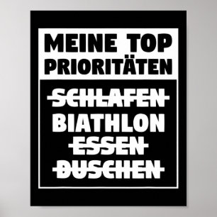 My Top Priorities Biathlon Biathletes 1 Poster
