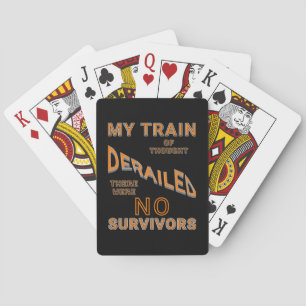My Train of Thought/MS ORANGE Playing Cards