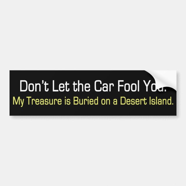 My Treasure Bumpersticker Bumper Sticker (Front)