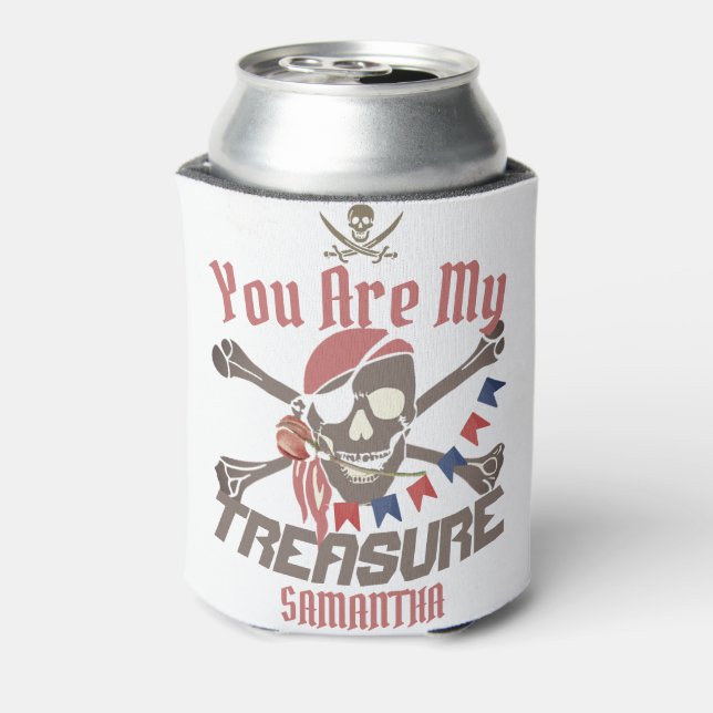 My Treasure | International Talk Like a Pirate day Can Cooler (Can Back)
