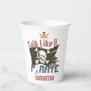 My Treasure International Talk Like a Pirate day Paper Cups