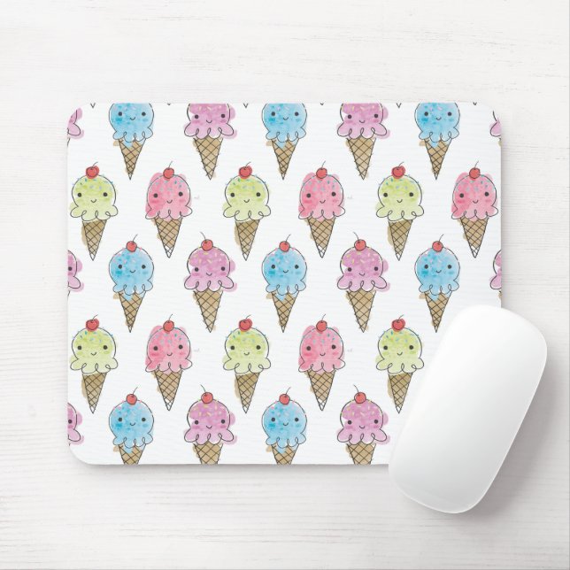 My Treat - Ice Cream Mouse Mat (With Mouse)