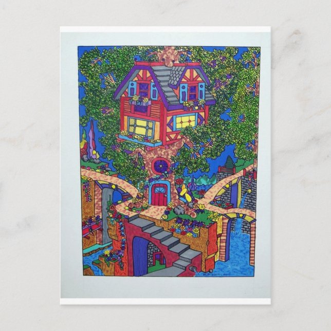 My Treehouse 132 by Piliero Postcard (Front)
