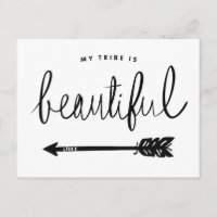 My Tribe Is Beautiful Stylish Hand-Lettered