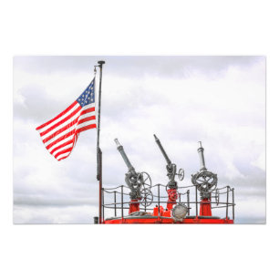 My Tribute To Maritime Firefighters Photo Print