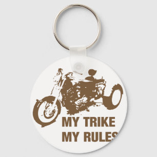 my trick my rules key ring
