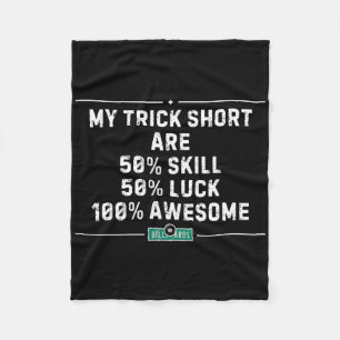 My Trick Shot Billiards Vintage Pool Player Funny Fleece Blanket