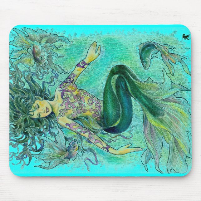 my tropical fantasia mouse mat (Front)