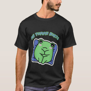 My Tummy Hurts funny sad frog Meme bellyache T-Shirt