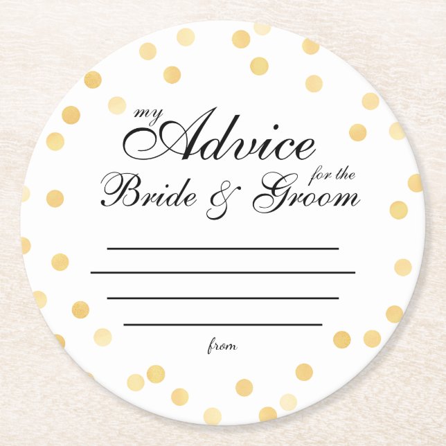 my "two cents" round paper coaster (Front)