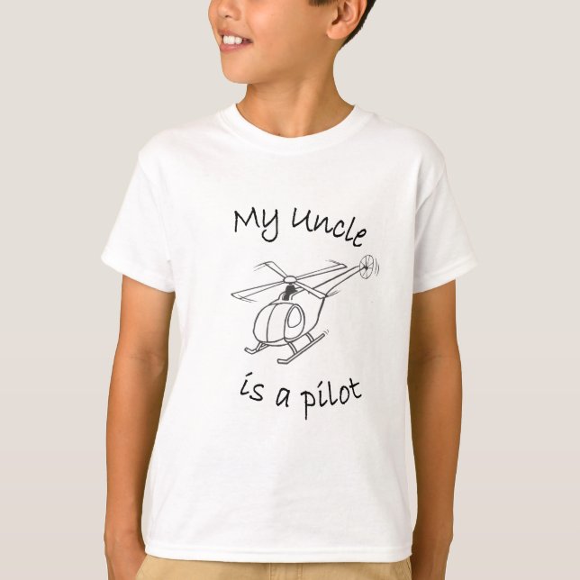 My Uncle is a Pilot T-Shirt (Front)