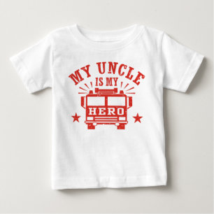 My Uncle Is My Hero Baby T-Shirt