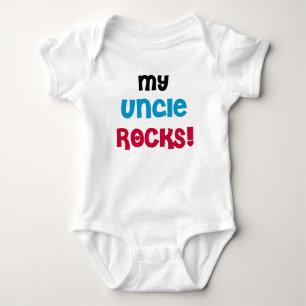 My Uncle Rocks Baby Bodysuit