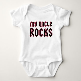 My Uncle Rocks Baby Bodysuit
