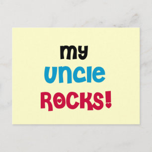My Uncle Rocks T-shirts and Gifts Postcard