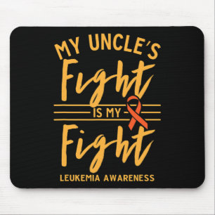 My Uncle's Fight is My Fight Leukaemia Awareness Mouse Mat