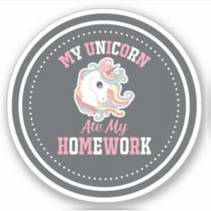 My Unicorn Ate My Homework