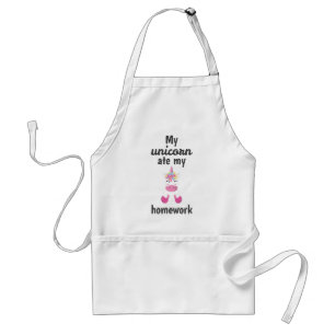 My Unicorn Ate My Homework Standard Apron