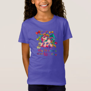 My Unicorn Is Kinda Bow Crazy for Kids T-Shirt