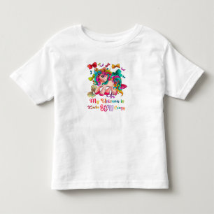 My Unicorn Is Kinda Bow Crazy for Toddlers Toddler T-Shirt