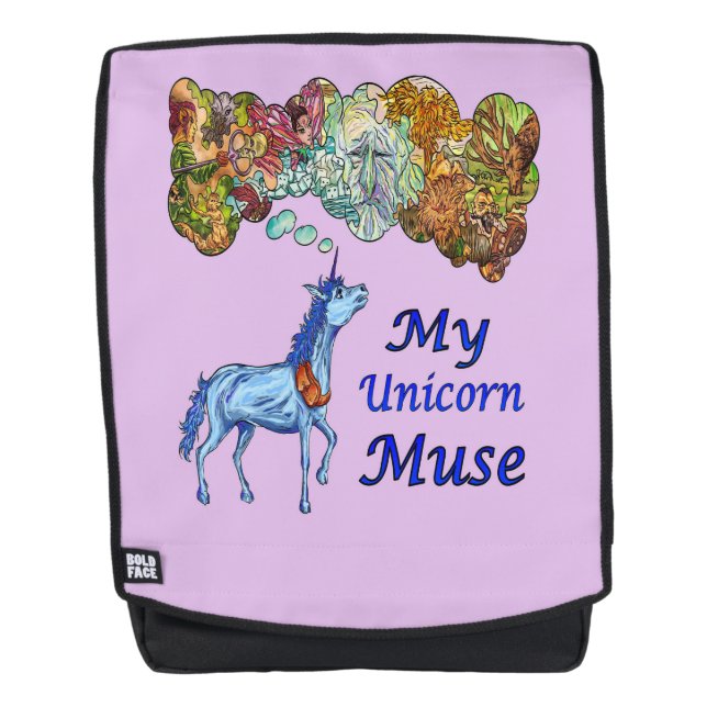 My Unicorn Muse Backpack (Front)