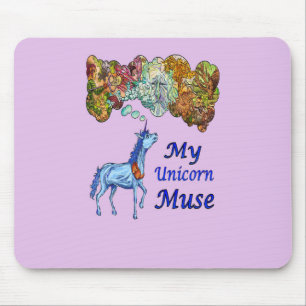 My Unicorn Muse Mouse Mat