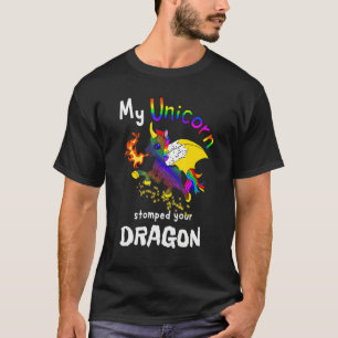 My Unicorn Stomped Your Dragon Funny T-Shirt