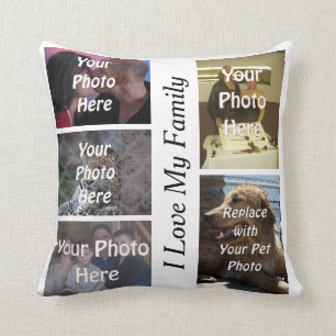 My Unique Family Photo Cushion