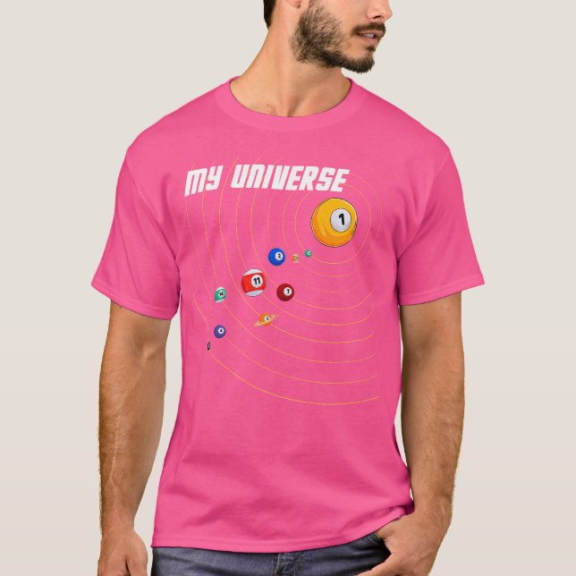 My Universe Pool Billiard T-Shirt (Front)
