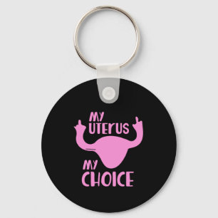 My uterus my choice key ring