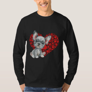 My Valentine Has 4 Paws My Dog Is My Valentine Fre T-Shirt