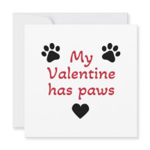 My Valentine has paws